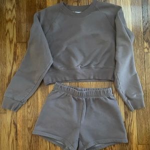 Aritzia TNA Cozy Fleece Perfect Set